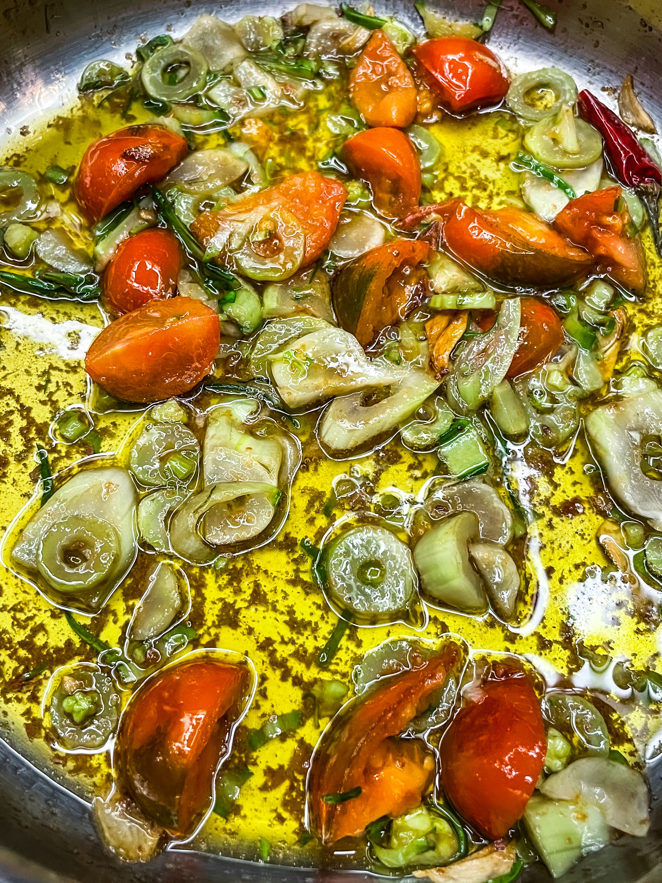 Spaghetti mit Artischocken, Puntarelle, Zitrone & Barba di Frate Rezept 7