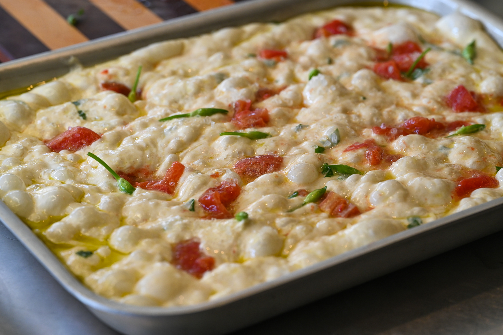 Schritt 3: Bärlauch Focaccia backen