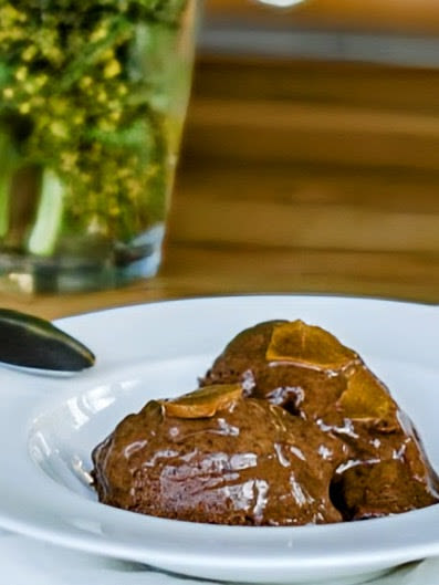 Recette de glace au chocolat, au gingembre et au caramel