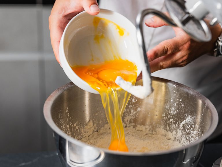 Schritt 1: Teig vorbereiten Schritt 1: Teig vorbereiten