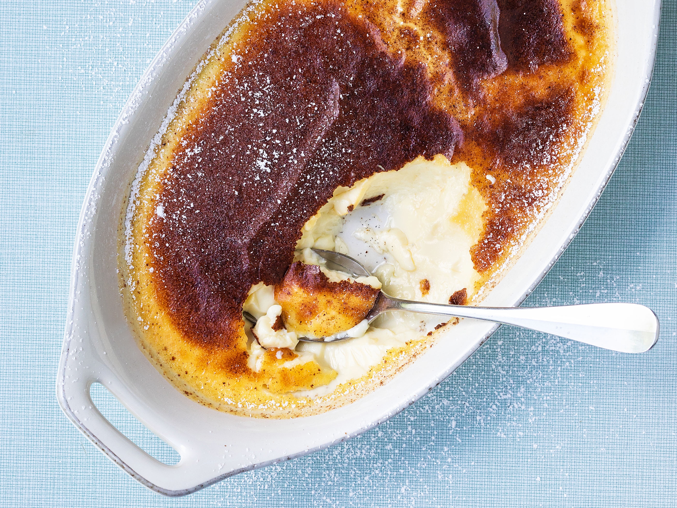 Step 3: Die gebackene Vanillecreme servieren