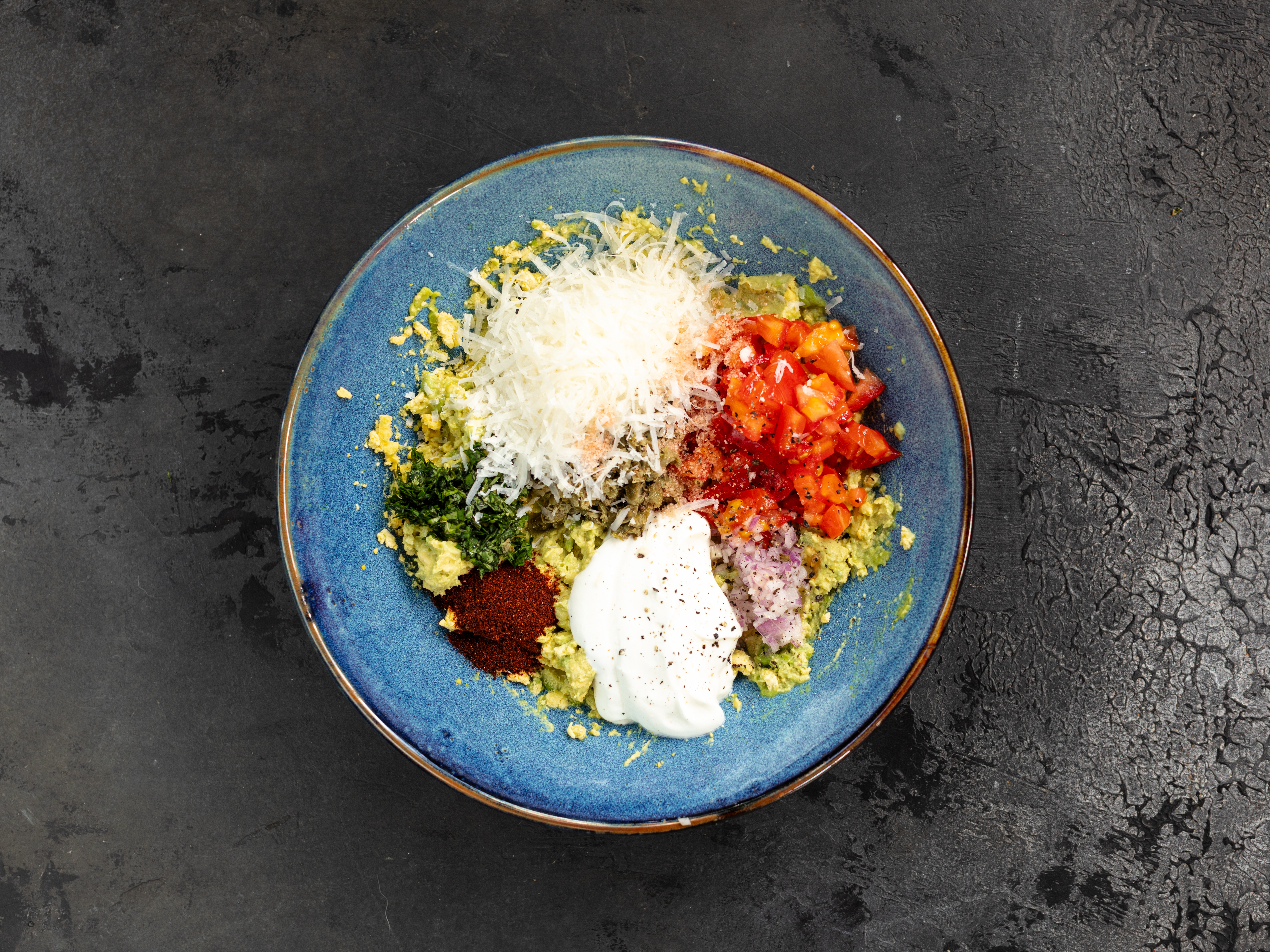 Schritt 4: Guacamole für Gefüllte Eier mit Guacamole zubereiten