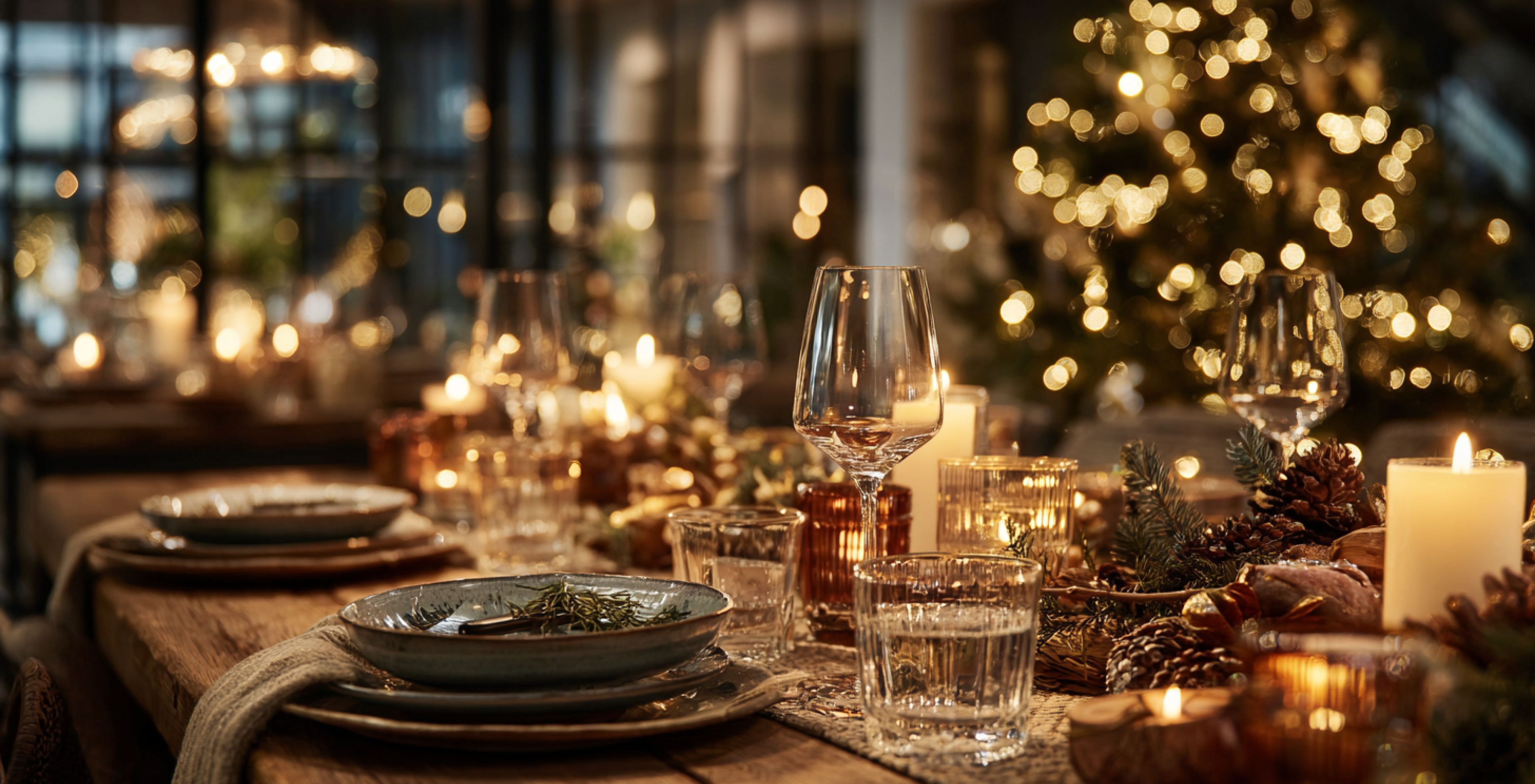 Weihnachtlicher Tisch