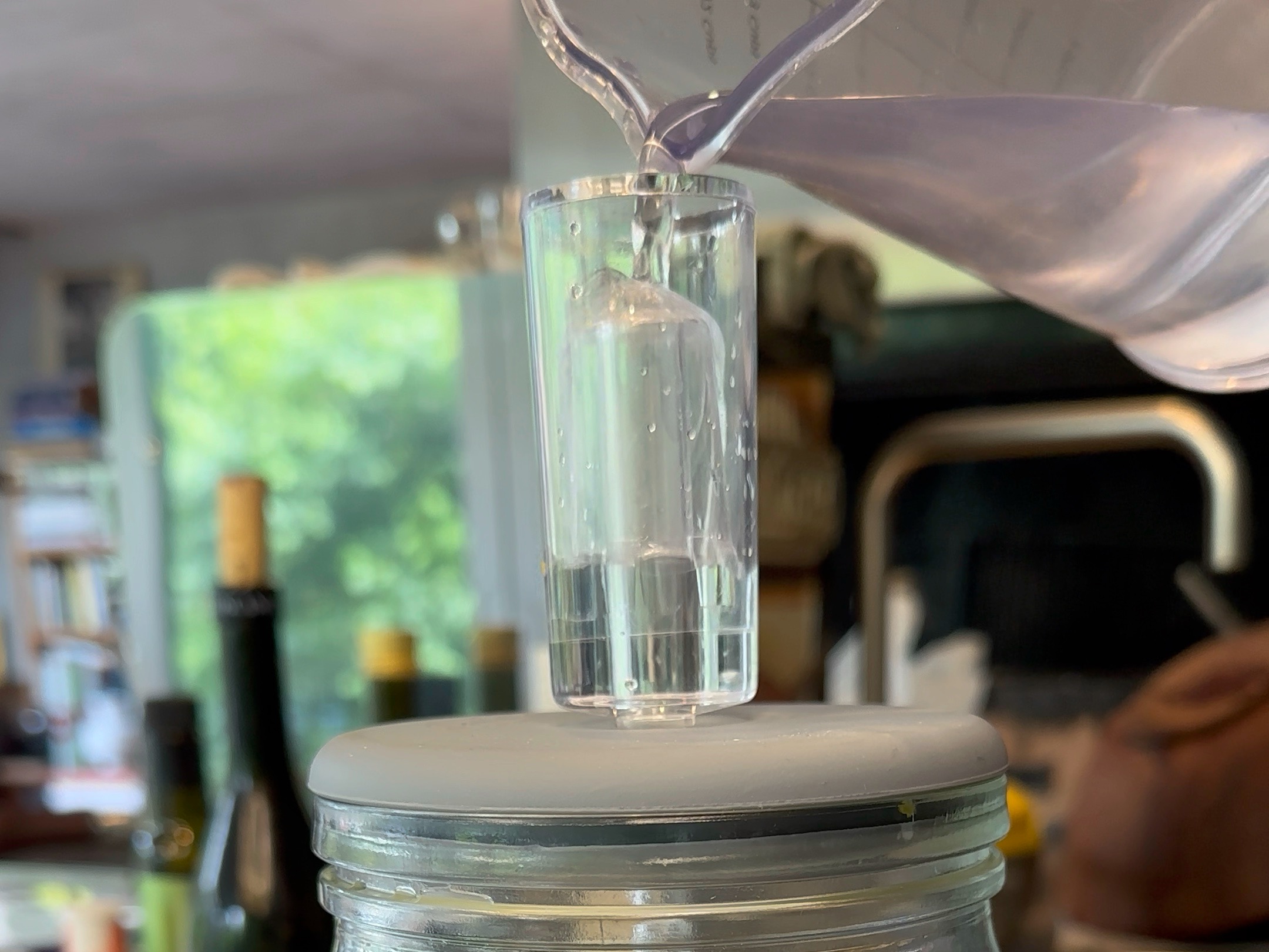 Schritt 2:  Salzen und Fenchel für Wild fermentierte Fenchel mit Orangen einmachen 