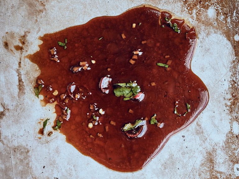 Schritt 1: Zubereitung von Sweet Chili Sauce I  Schritt 1: Zubereitung von Sweet Chili Sauce I