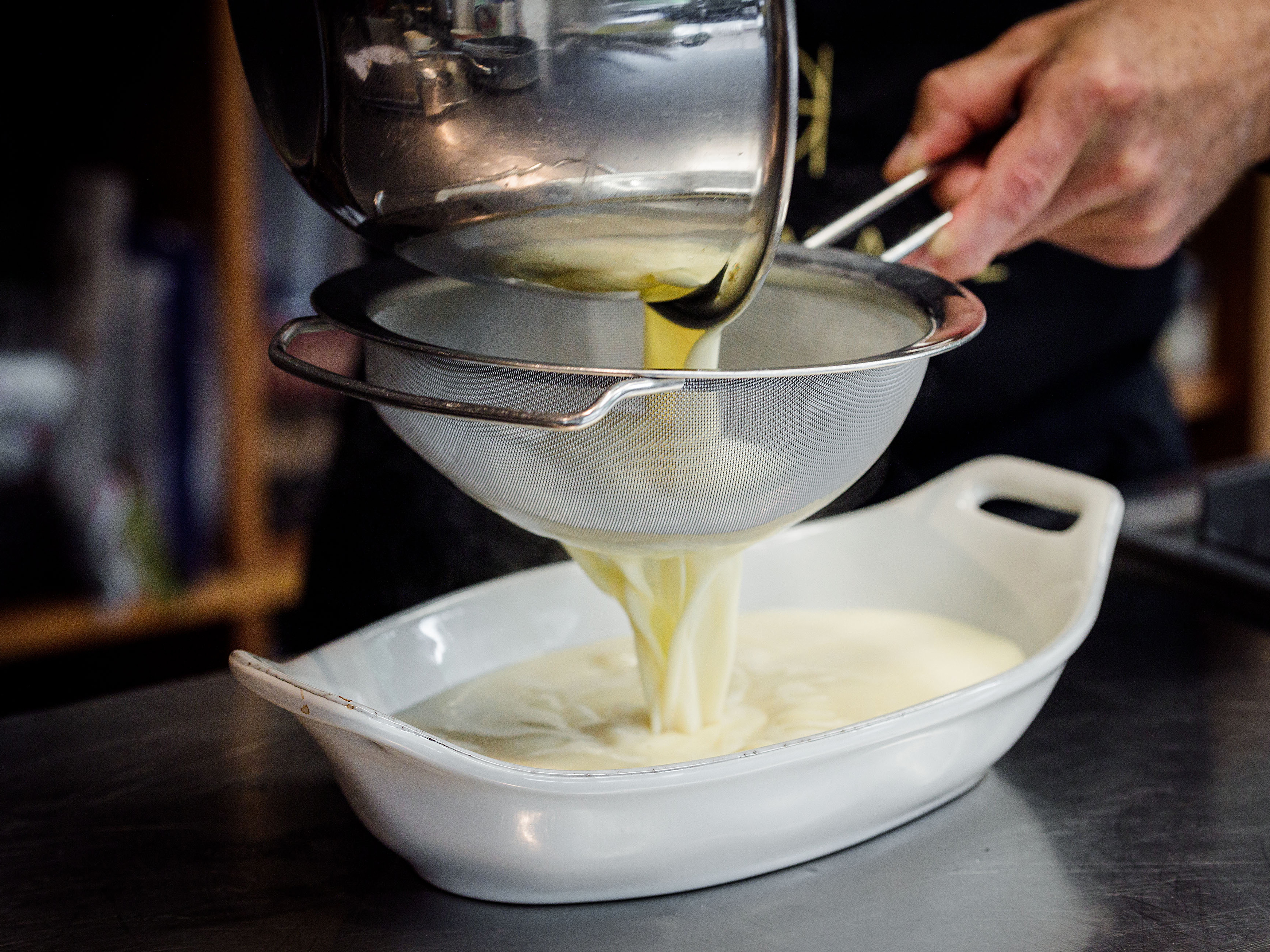 Schritt 2: Pudding für gebackene Vanillecrème  backen