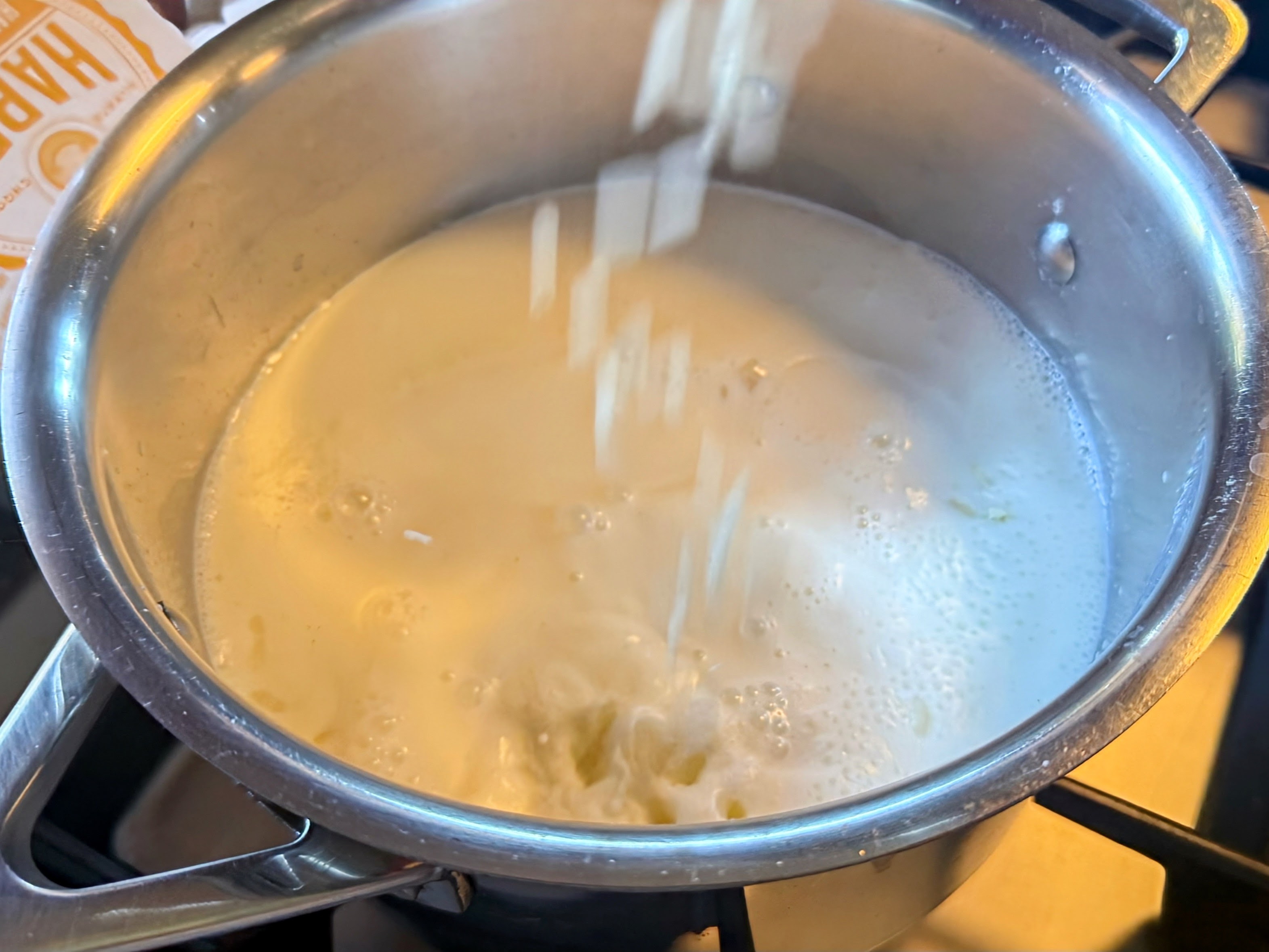 Schritt 1: Milchreis für Torta di Riso zubereiten 