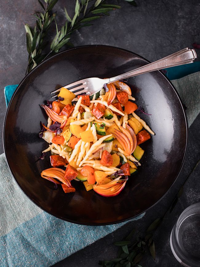 Trofie mit Salsicce und Verdure Rezept Trofie mit Salsicce und Verdure Rezept