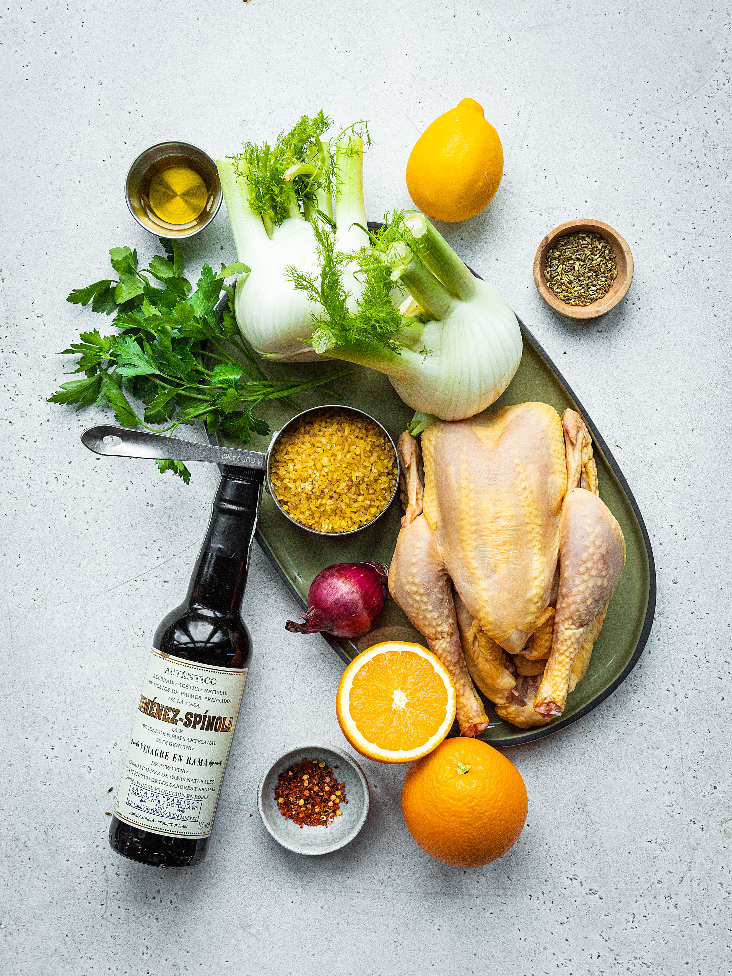 Orangen-mariniertes Huhn mit Fenchel- und Blutorangen-Salat Rezept 4