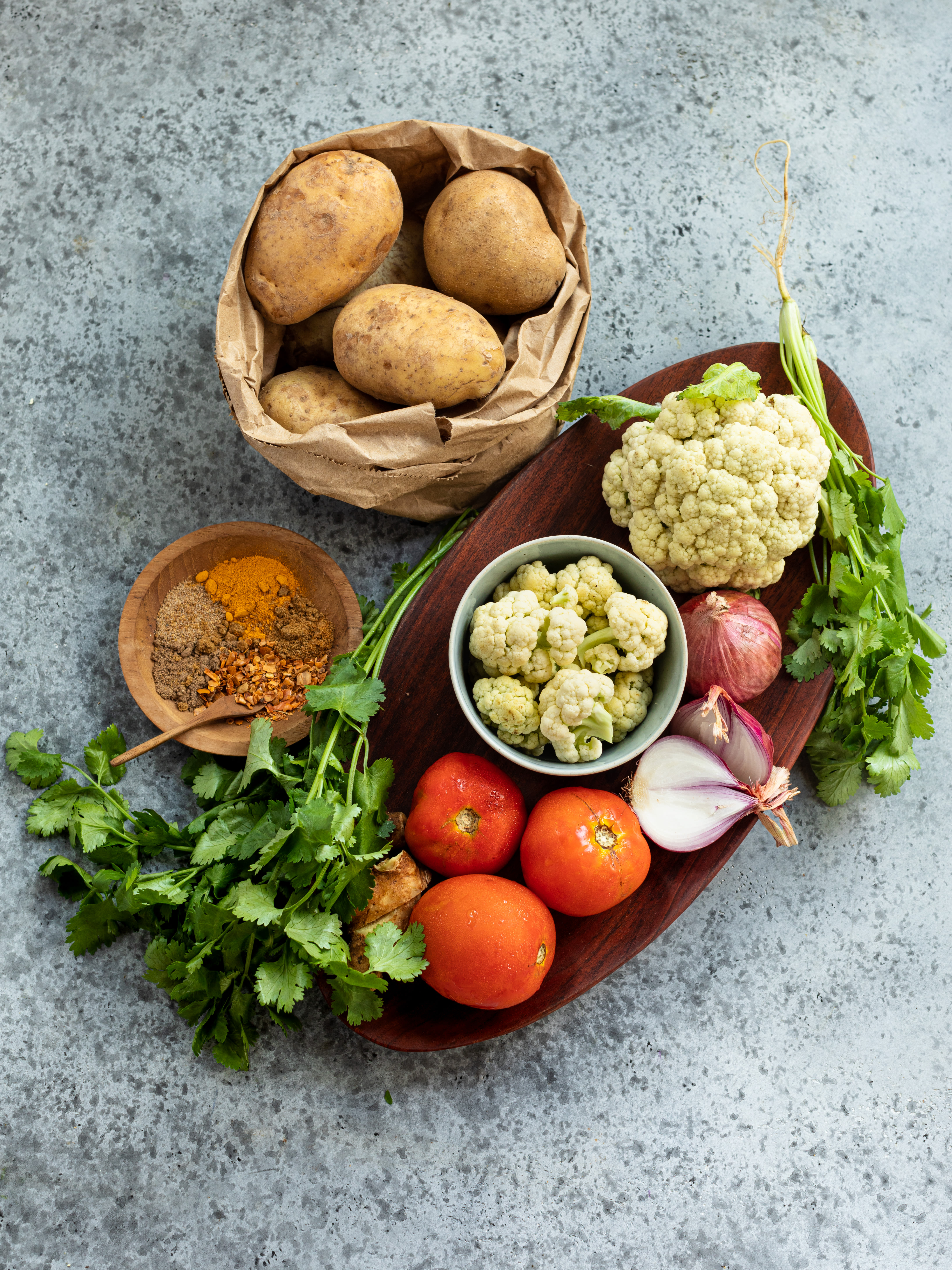 Aloo Gobi mit Naan Rezept 2