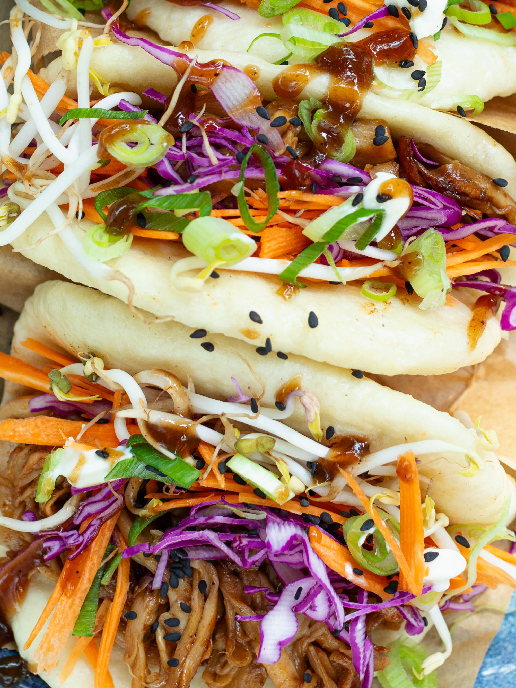 Vegane Bao Buns mit "Pulled Mushrooms" Rezept 3