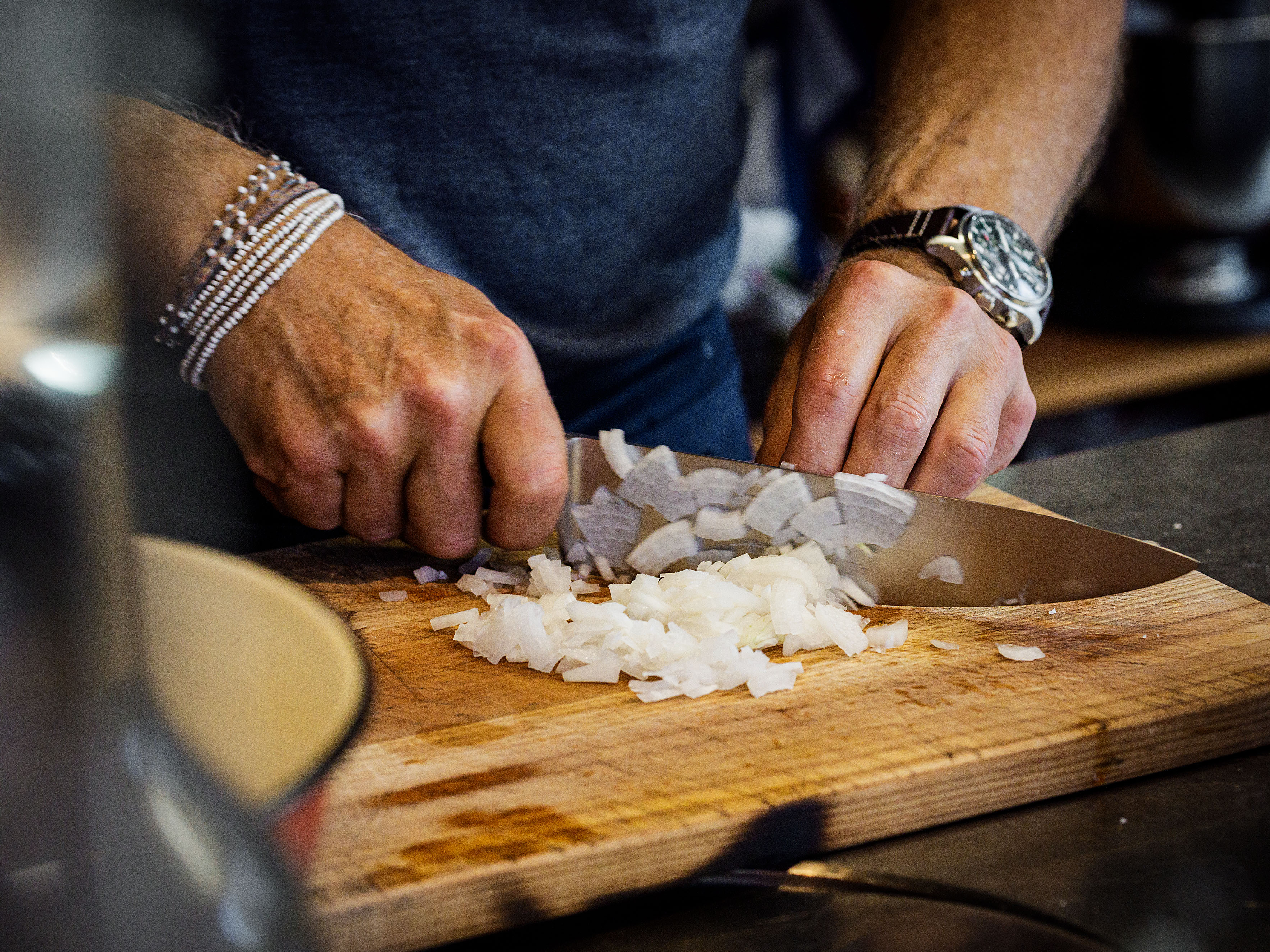 Schritt 1: Schalotte schneiden