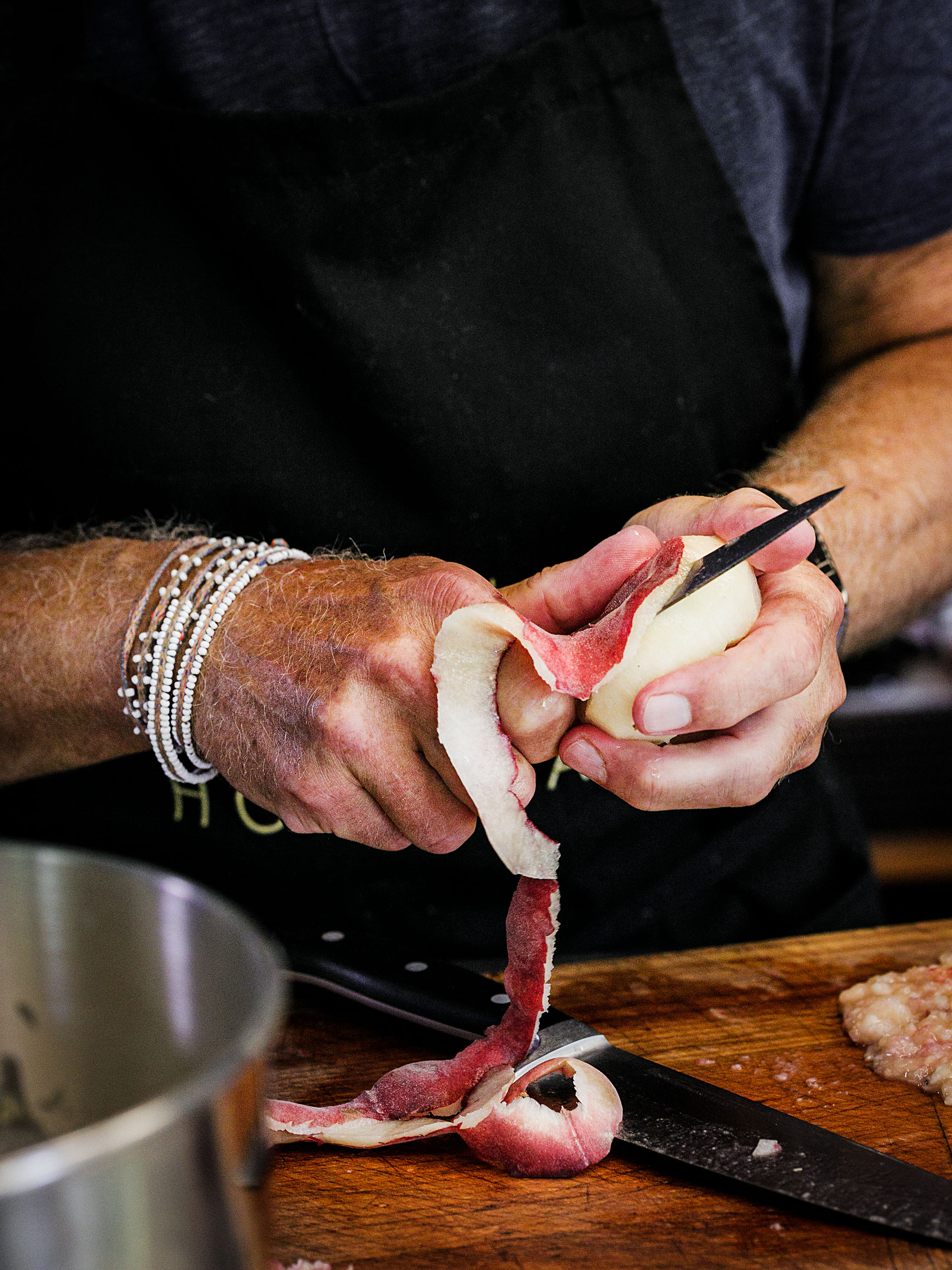 Pfirsichjoghurt mit Honig, Olivenöl und Fleur de sel Rezept 6