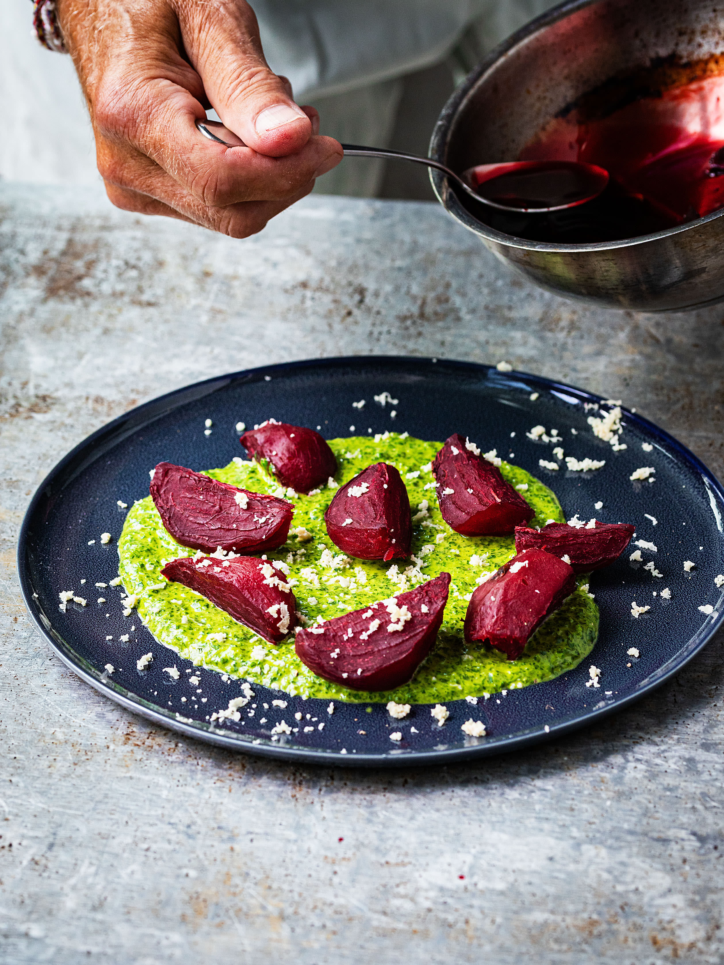 Randen mit Kräutercreme Rezept 4