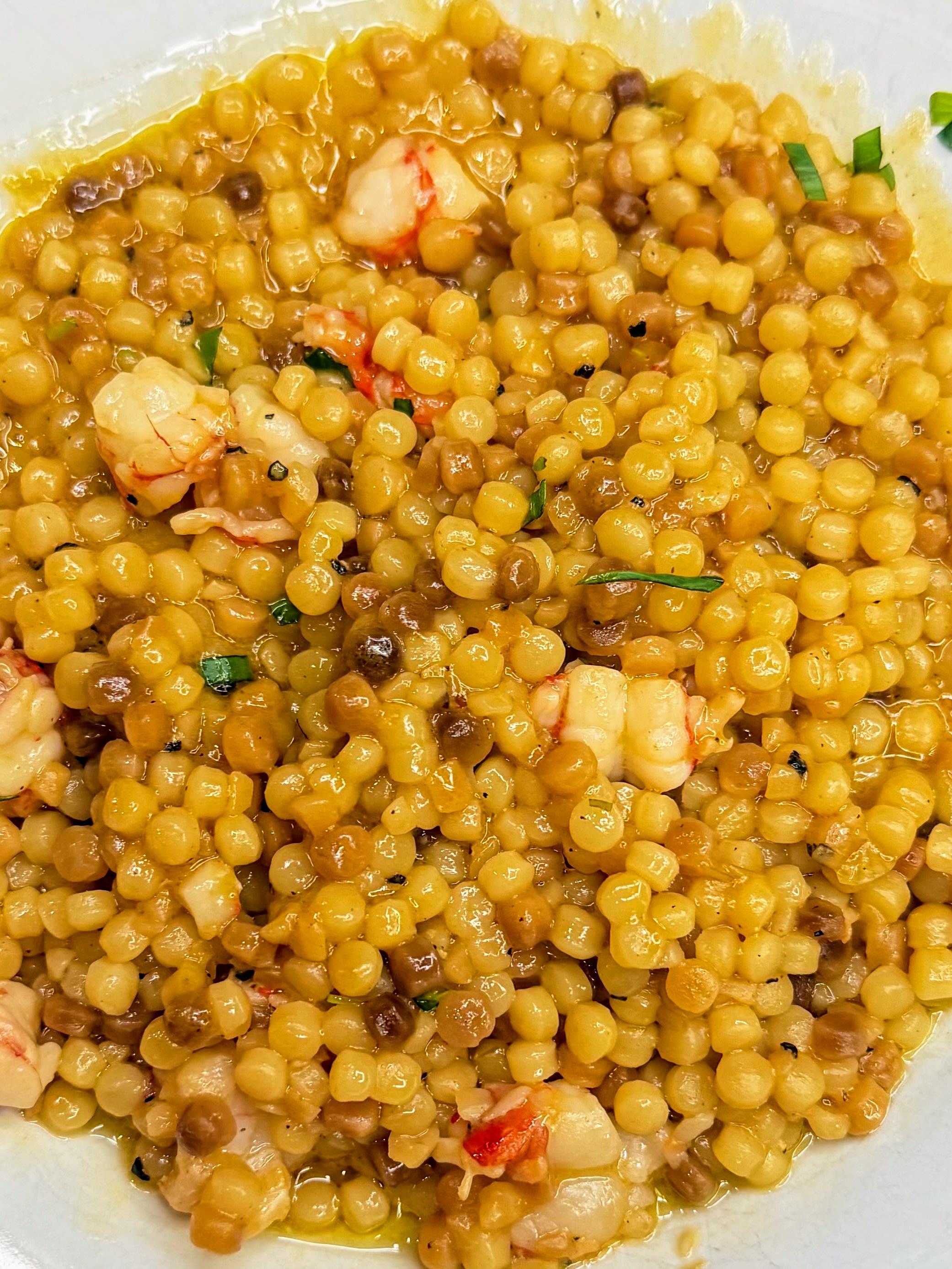 Hummer Fregola Sarda Rezept