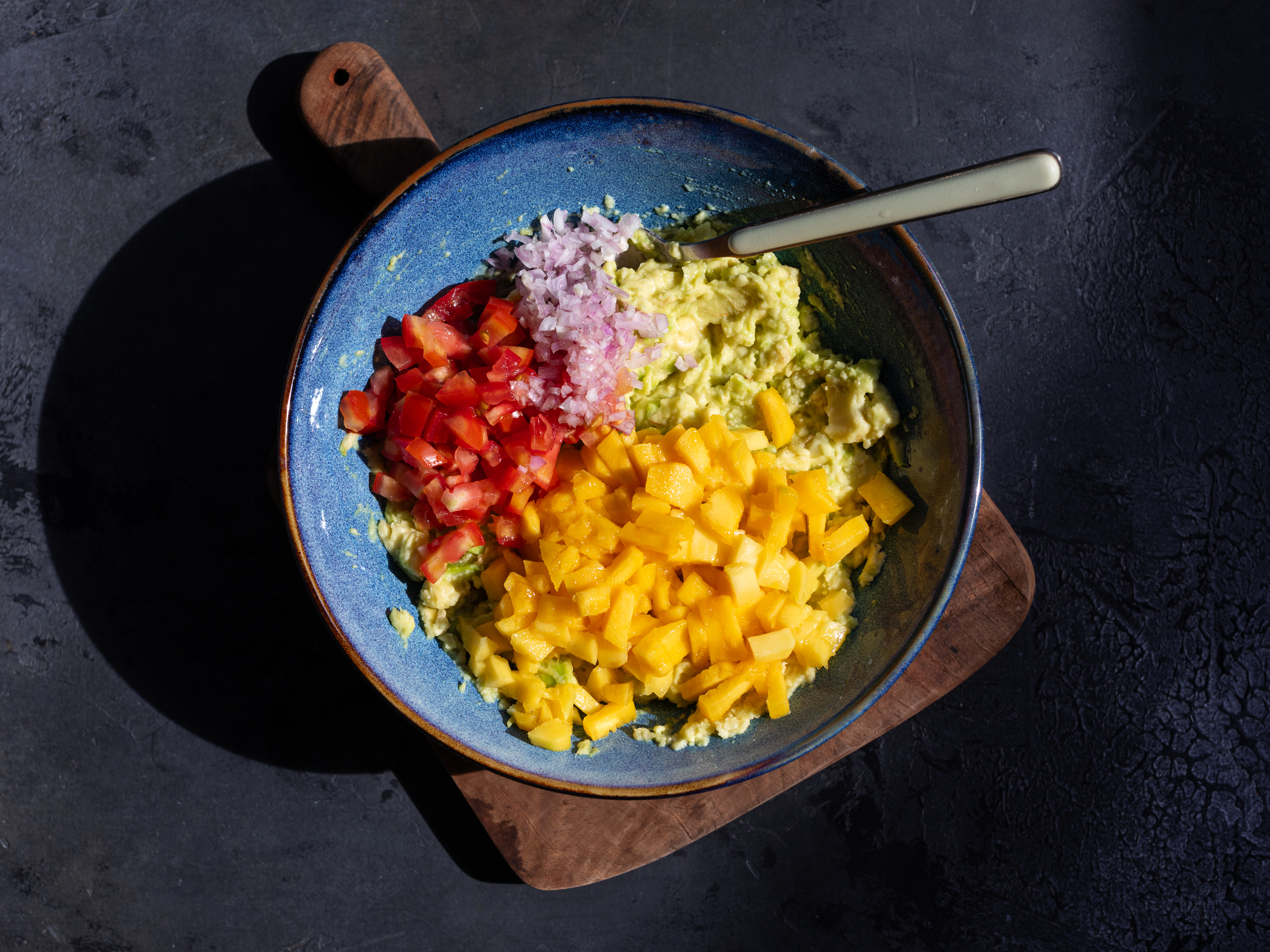 Schritt 2: Mango Guacamole zubereiten 