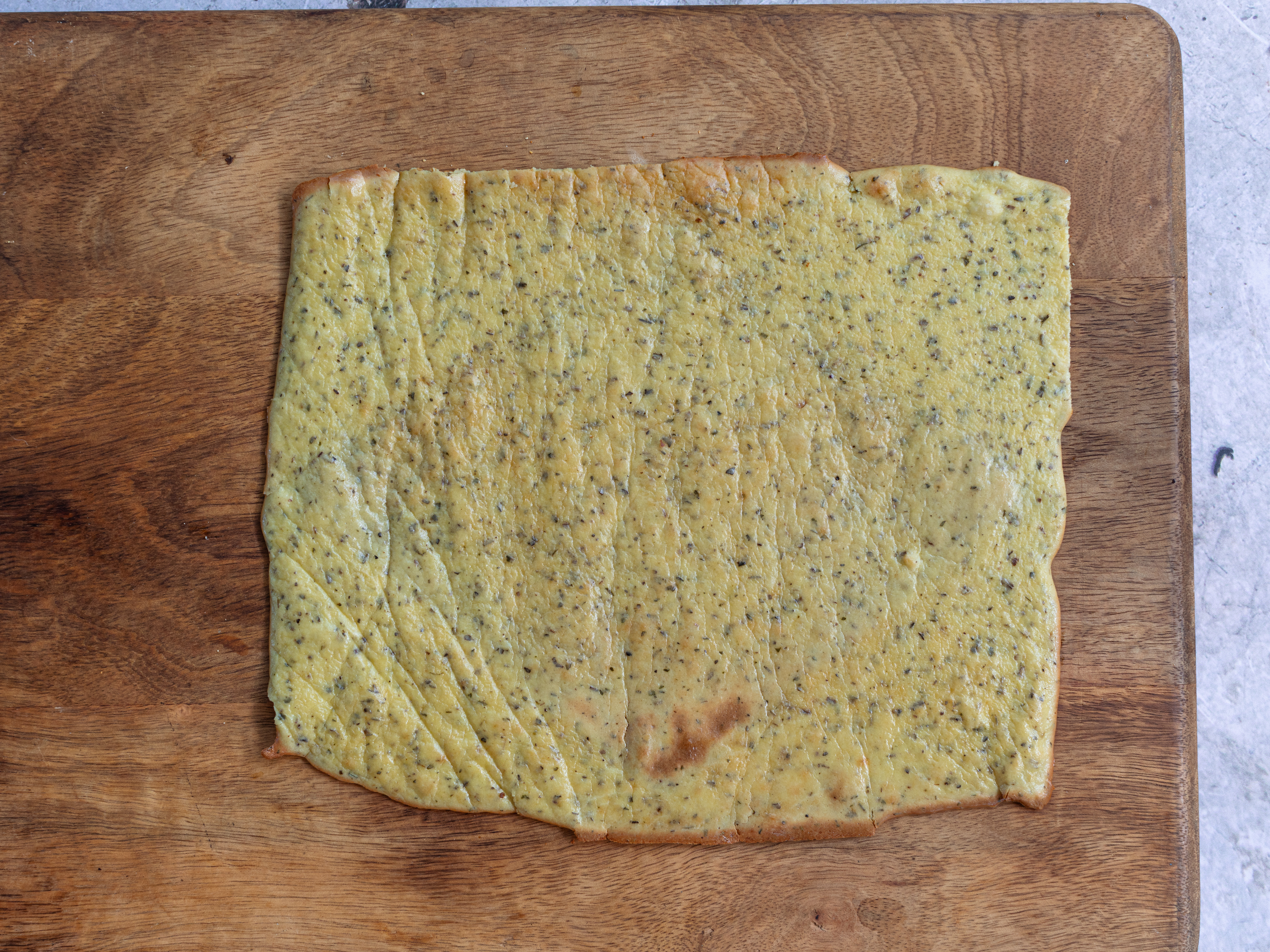 Schritt 1: Wrap für Hüttenkäse-Wrap zubereiten 