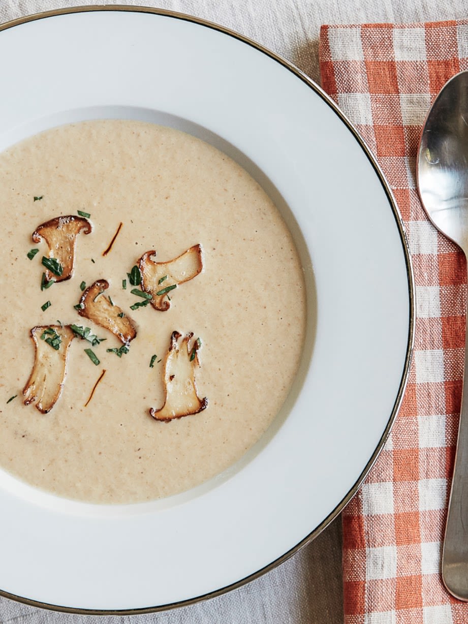 Pilzsuppe mit Safran Rezept 2