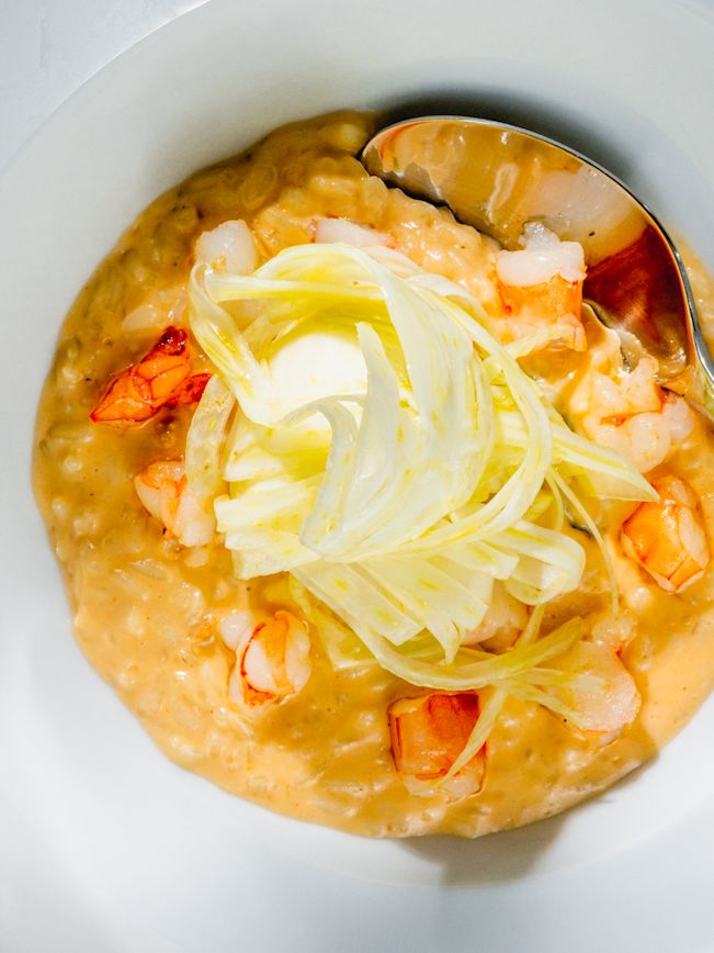 Krustentier-Risotto mit Swiss Shrimps und Fenchel Rezept 2 Krustentier-Risotto mit Swiss Shrimps und Fenchel Rezept 2