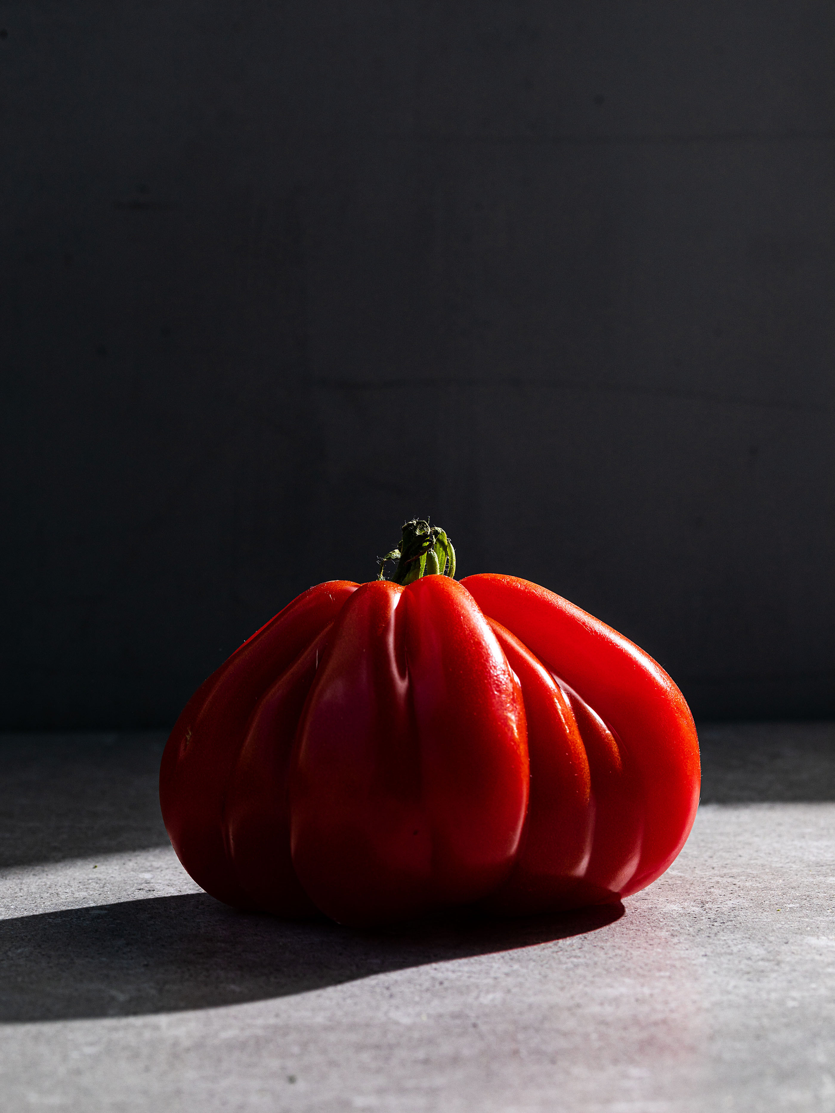 Ochsenherz-Tomaten-Salat mit weissen Pfirsichen Rezept 4