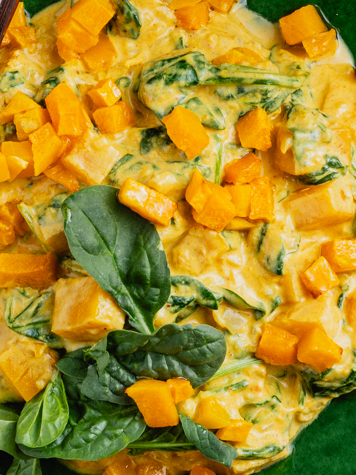 Kürbis-Curry mit Spinat Rezept 2