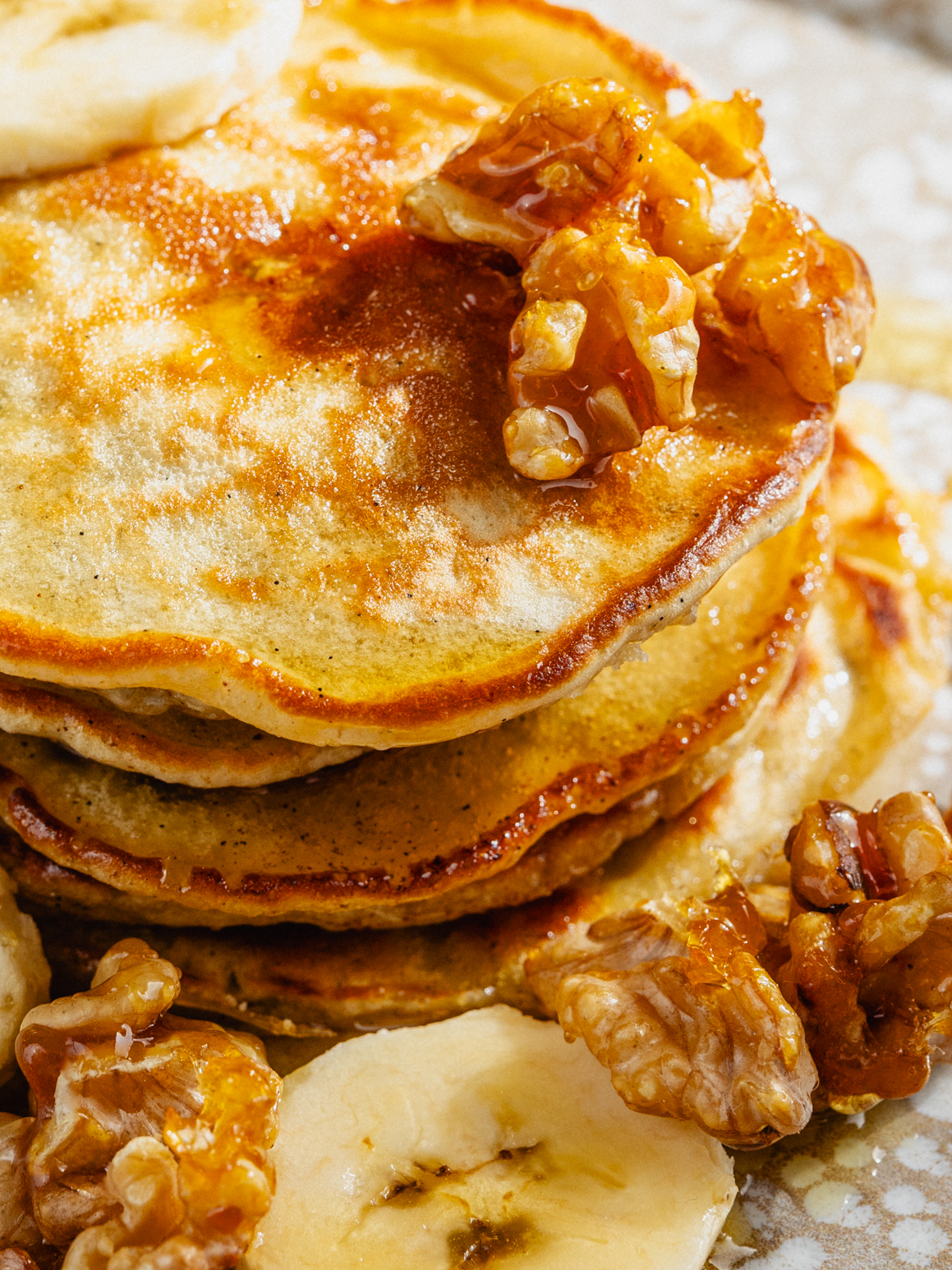 Banana Bread-Pancakes mit karamellisierten Walnüssen Rezept 2