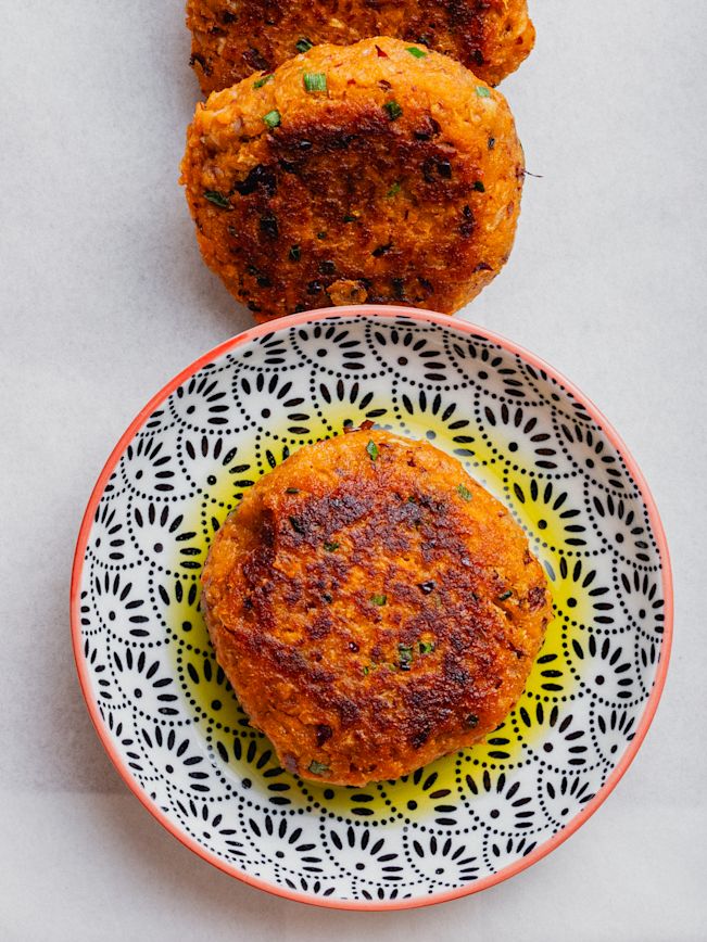 Süsskartoffel-Burger-Patties Rezept 1 Süsskartoffel-Burger-Patties Rezept 1