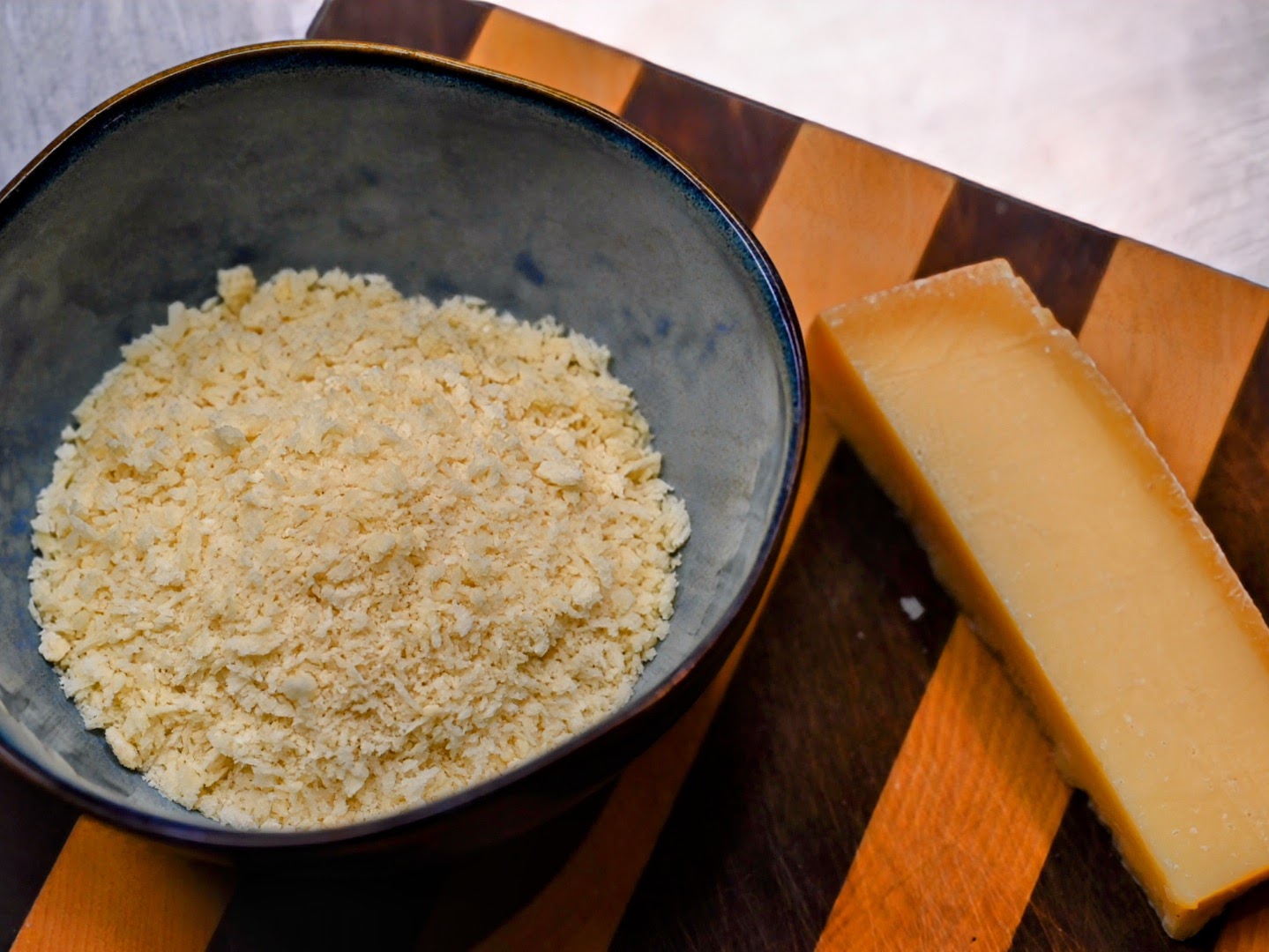 Schritt 2:Lauch mit Panko, Käse und Trüffel verfeinern