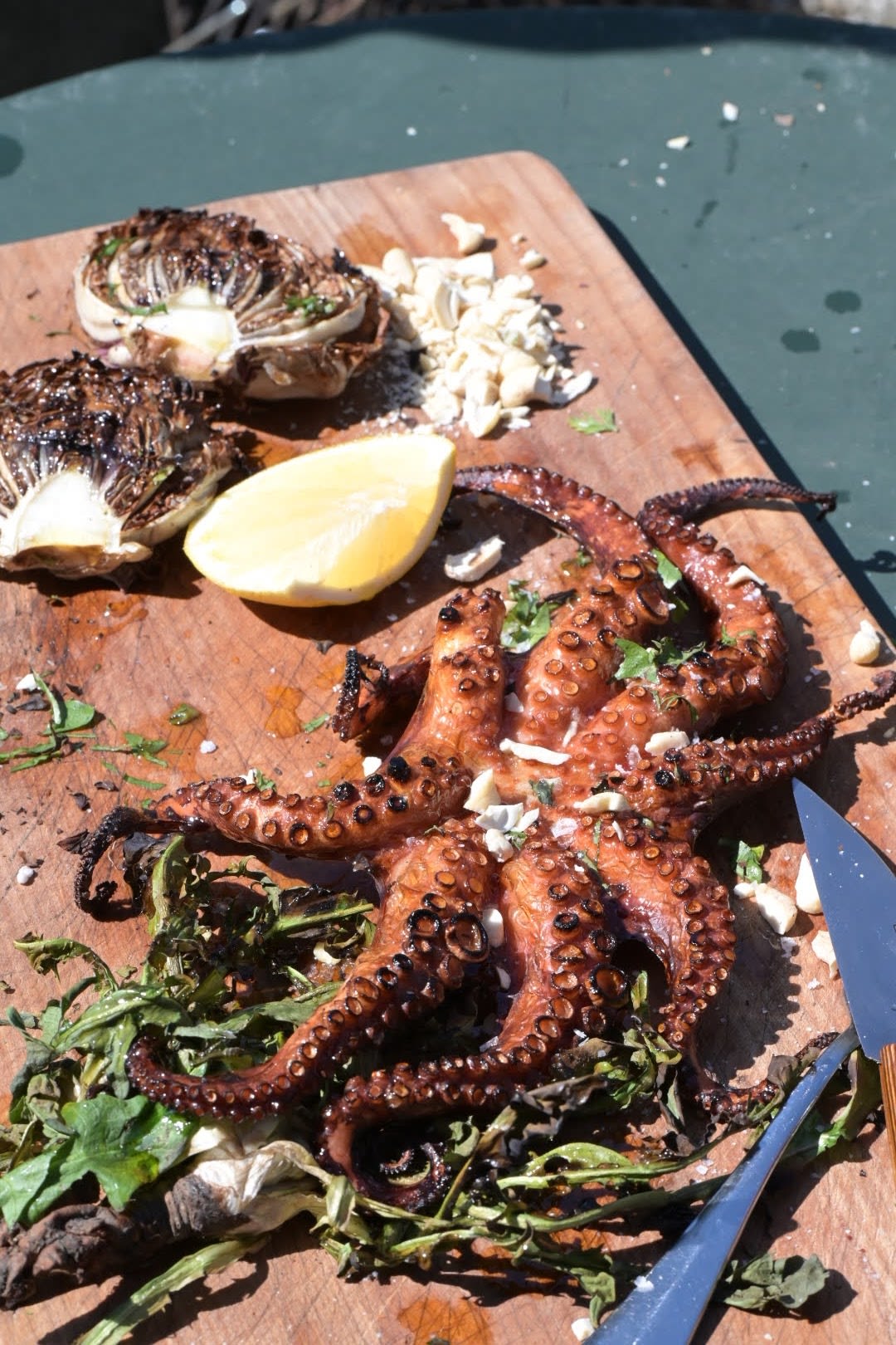 Grillierter Oktopus mit Radicchio Rezept 4