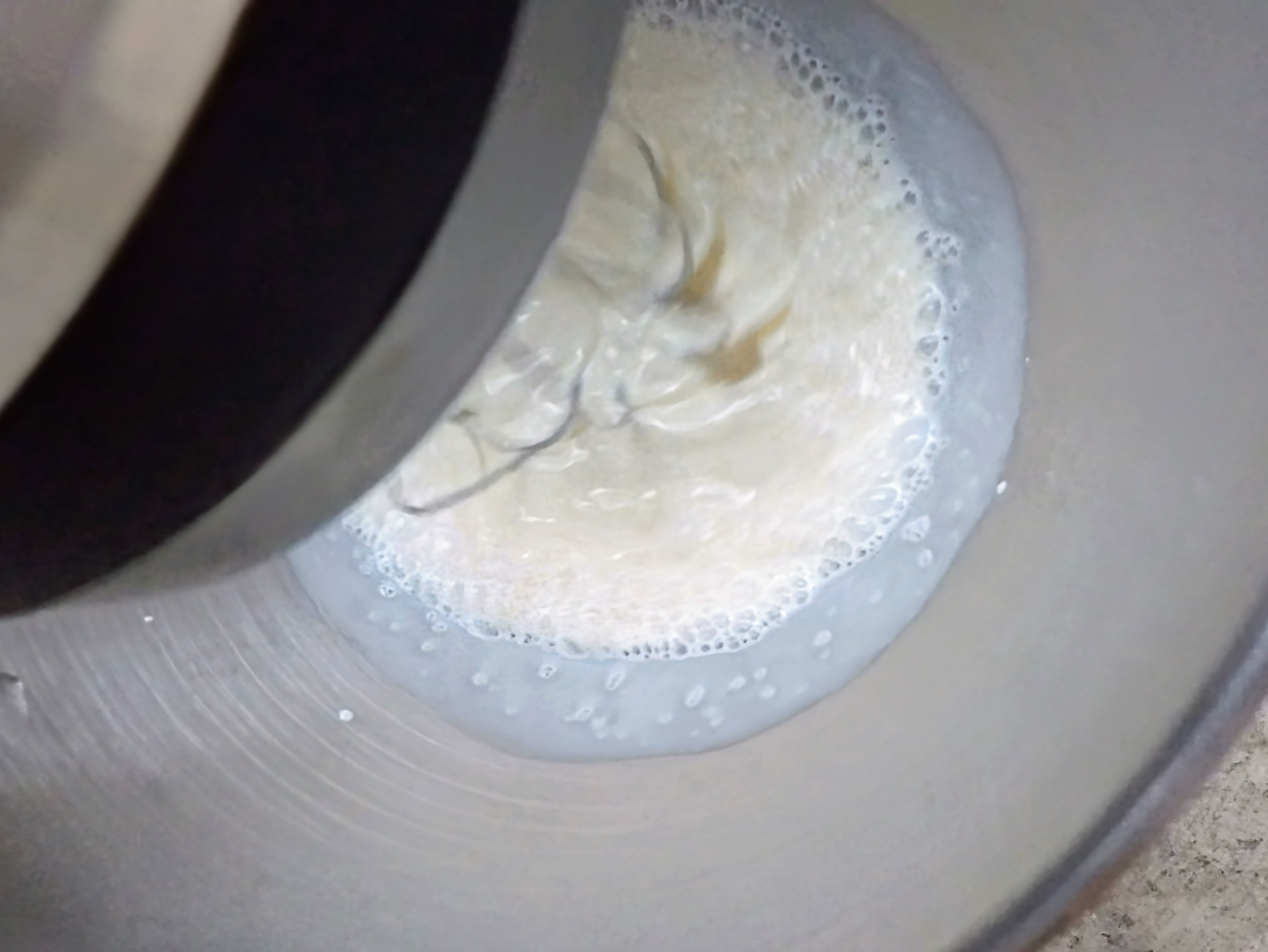 Schritt 1: Zubereitung der Puddingcreme für Bananen Pudding Magnolia 