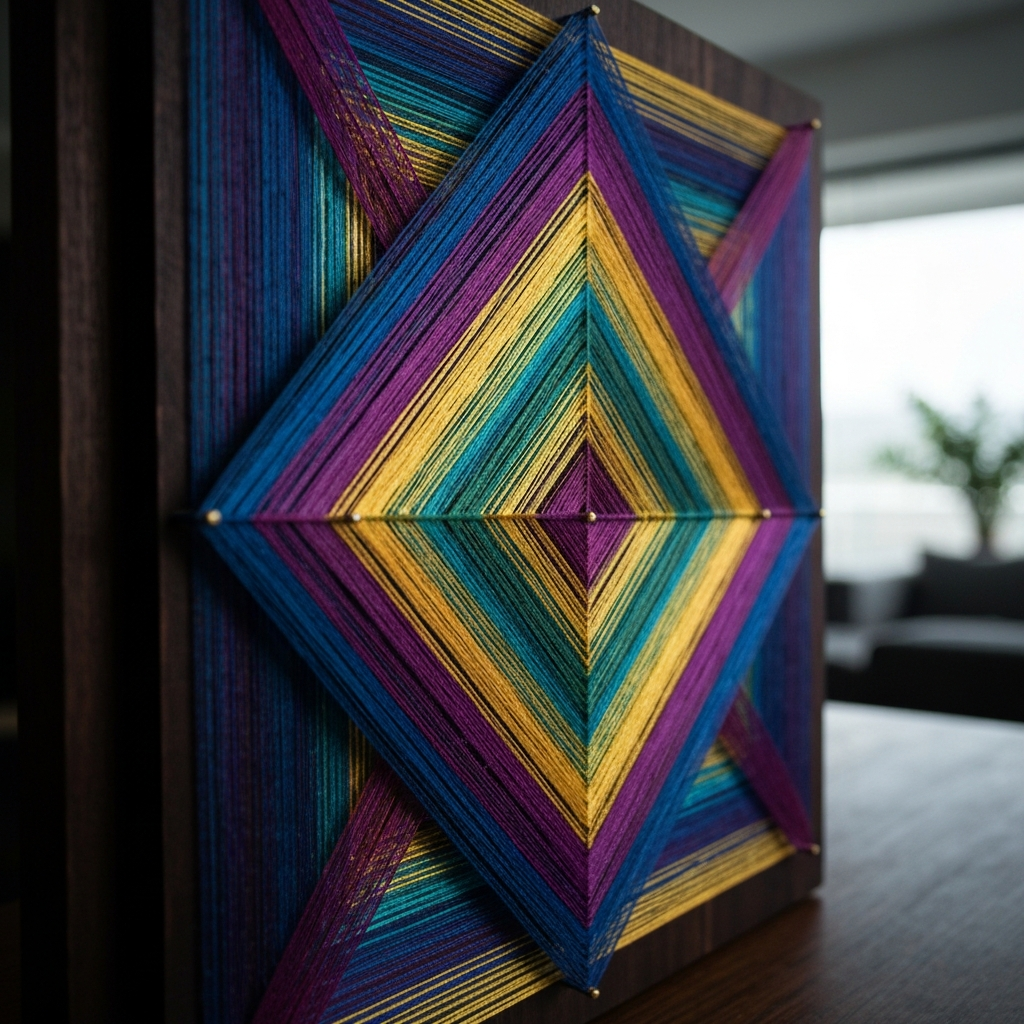 Crafting 3D String Art: Elevating Artistic Depth and Living Spaces