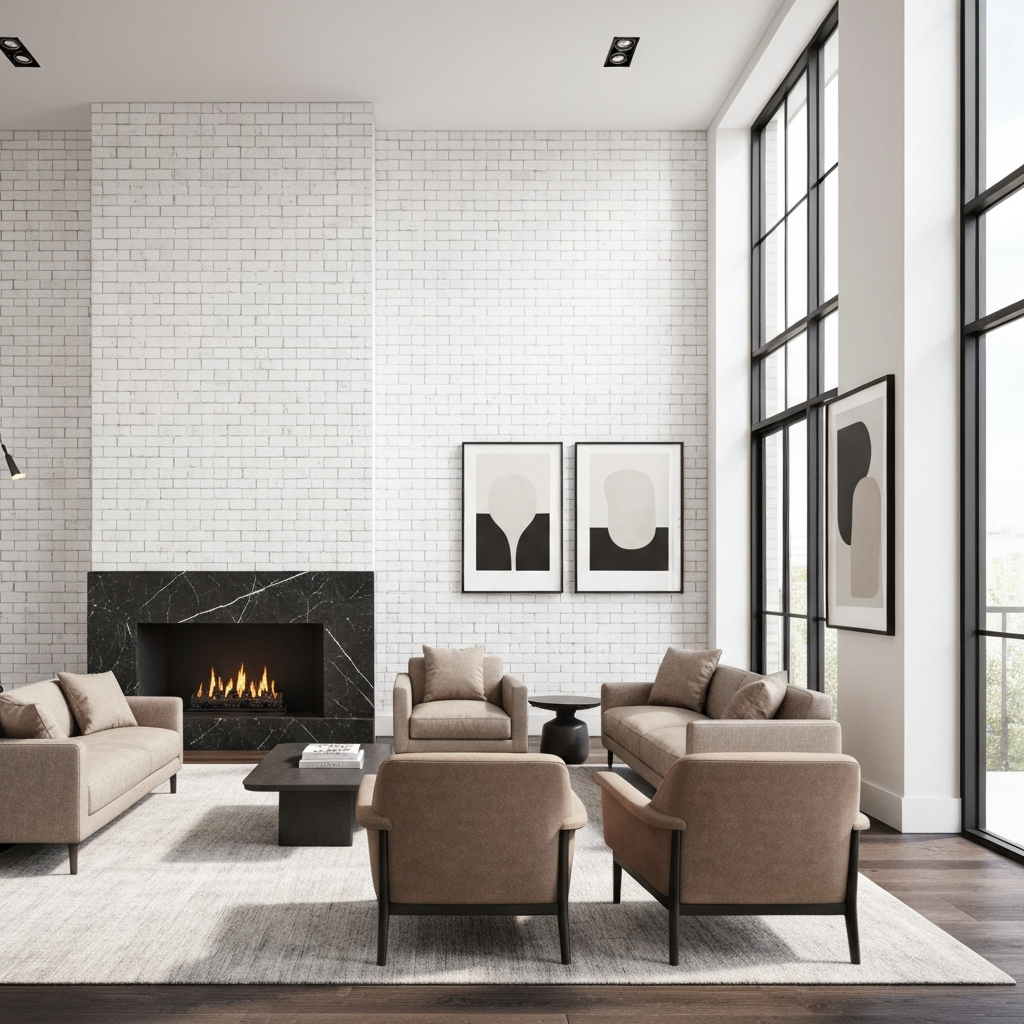 Tranh chỉ 3D làm điểm nhấn nghệ thuật trong không gian phòng khách hiện đại, tăng thêm chiều sâu và phong cách.