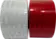 cinta reflectiva 4 pulgadas rojo y blanco 3M cortadas de rollo