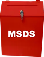 Porta Hojas de Datos de Seguridad de materiales (MSDS/SDS ) en acrílico personalizables
