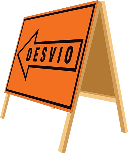 tranquera tipo tijera para señalizar zona de obras