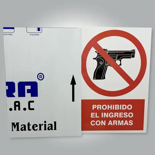 senales mineras sustrato vista posterior