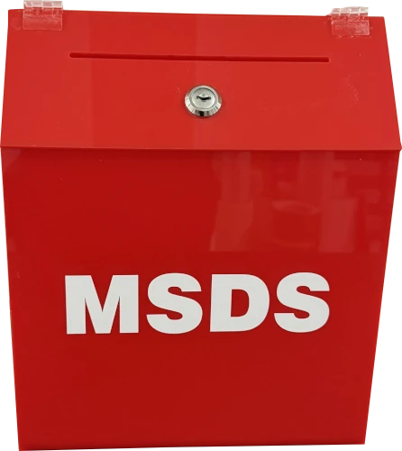 acrilico porta documentos msds