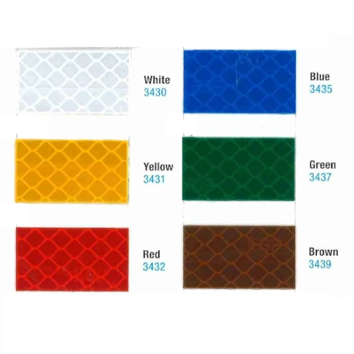 codigo colores serie 3430 3M grado ingenieria prismatico