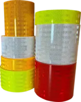 cinta Reflectiva 3M™ Prismática Alta Intensidad Serie 3930, cumple norma ASTM tipo IV