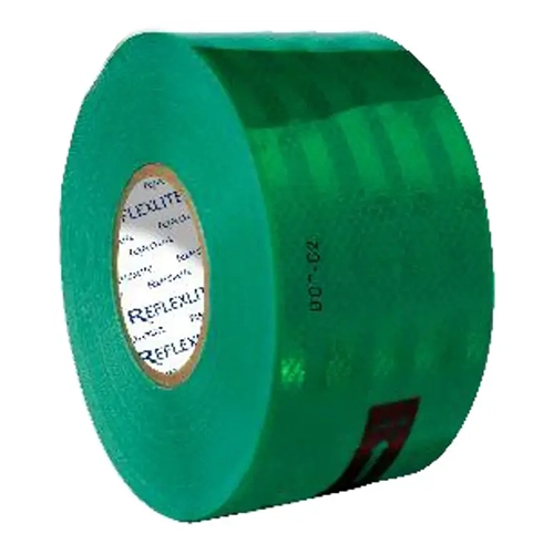 cinta reflectiva 4 pulgadas color verde