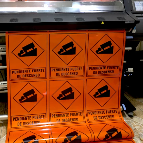 senal obras grado ingenieria impreso en HP Latex