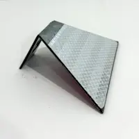 Captafaro galvanizado tipo L para Barreras y Muros – Reflectivo 3M tipo IV o tipo XI de 1 Cara ó 2 caras