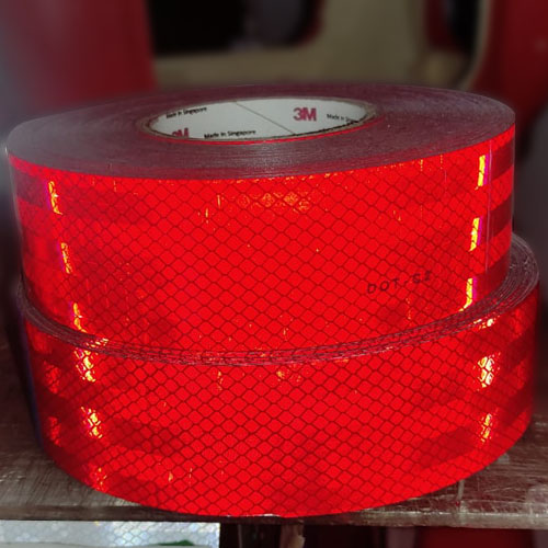 Rollo Cinta Reflectiva 3M Diamond Grade Serie 983 Rojo 50 mm x 45 7 m Tell Señales