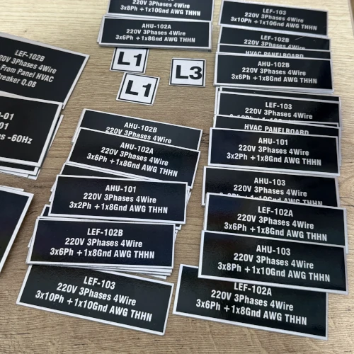 placas aluminio para maquinarias