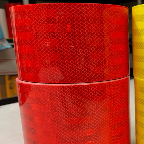 cinta 983-72 de 4 pulg color rojo par