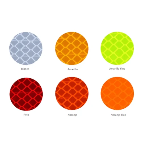 colores reflectivo lumitape 77pc