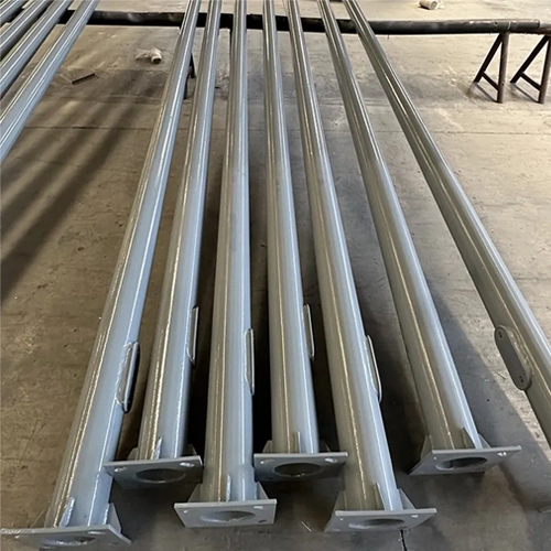postes metalicos de 3 pulgadas con brida