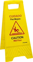 Señal Piso Mojado PVC Plegable 62 cm – Prevención y Seguridad