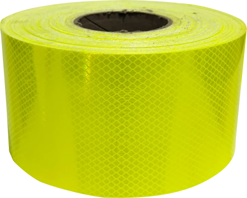 cinta reflectiva 4pulg 4083 tipo XI Grado Diamante DG3 amarillo limón fluorescente