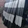listones de 2pulg pintados cebra negro / blanco
